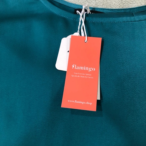 SATIN TWO PIECE SET
LONG SLEEVE WIDE LEG FORREST GREEN Size XL NWT - Picture 7 of 15